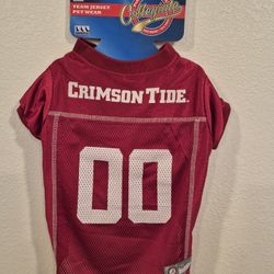 New, Pets First Collegiate Jersey, Alabama Crimson Tide, Medium