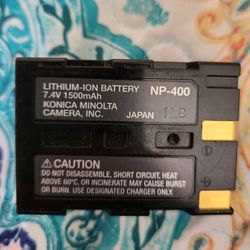 Lithium Ion Camera Battery 