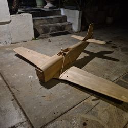6ft Wide Wood Model Plane