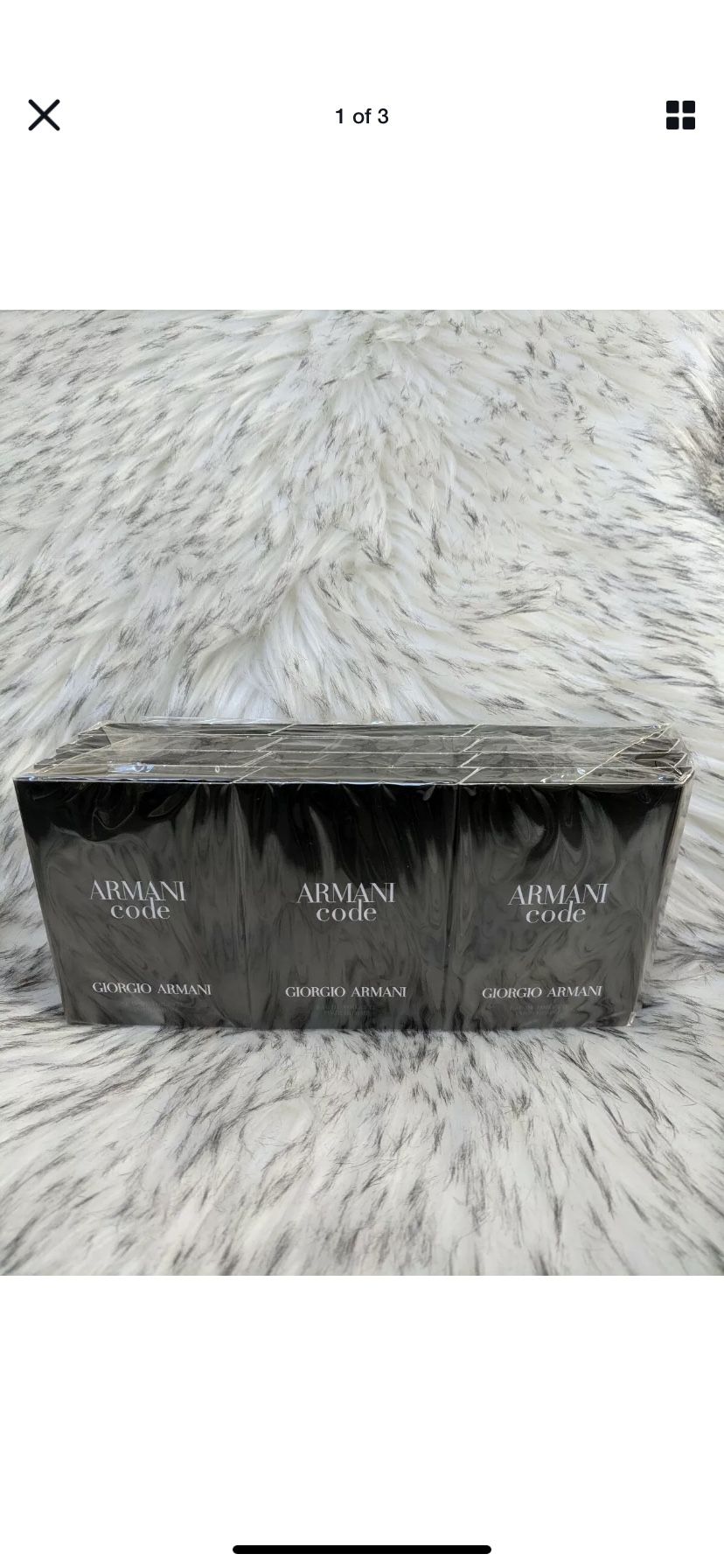 New sealed 12 pack of armani code spray samples vials
