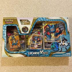  Pokemon TCG: Lucario VSTAR Premium Collection : Toys & Games