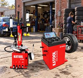 KT-T830 Tire Changer and KT-B700 Wheel Balancer Combo