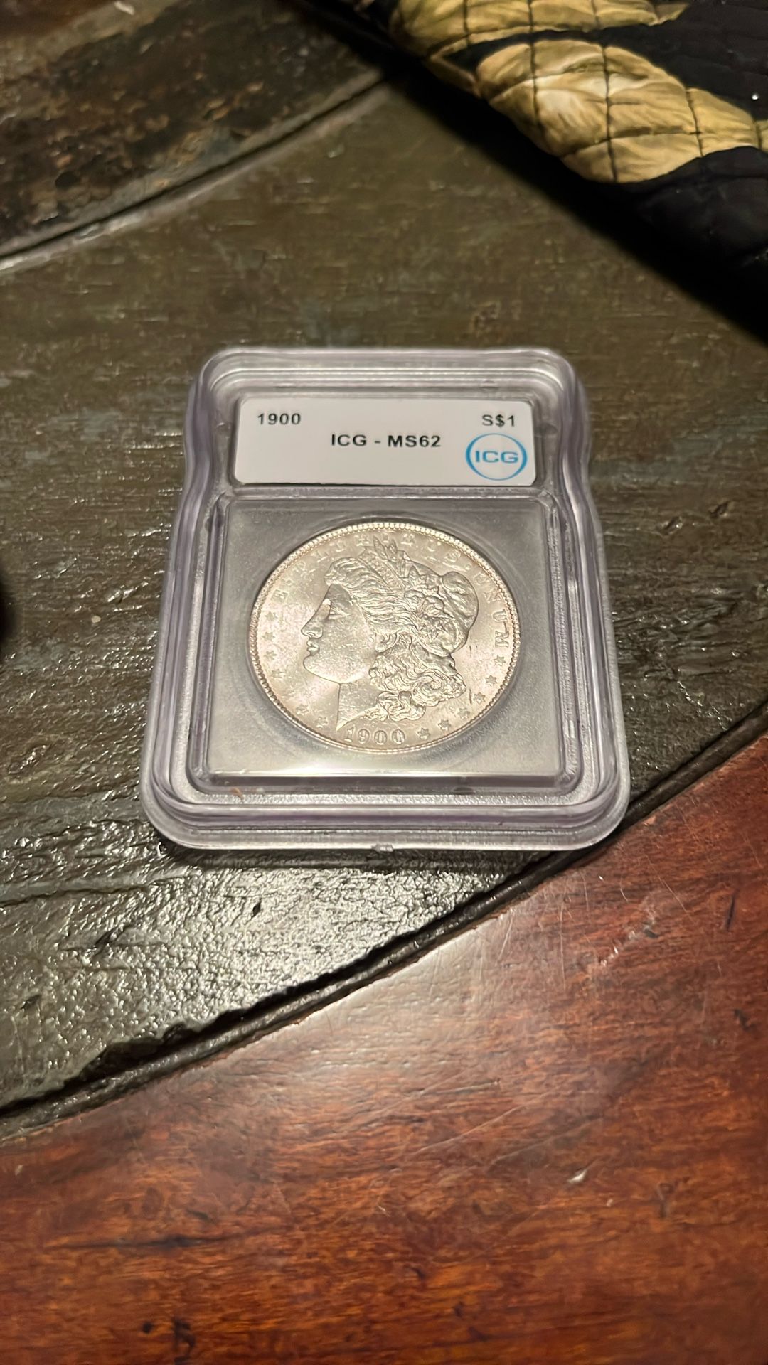 1900 Morgan Silver Dollar Graded MS62 UNC