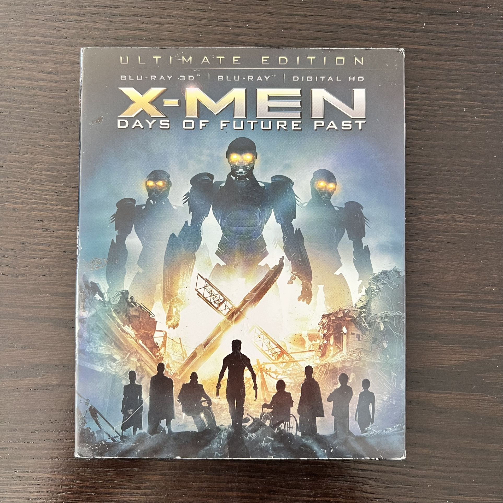 X-Men Days of Future Past 3D Blu-Ray & Blu-ray Action Movies w/ Slipcover