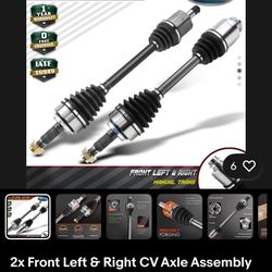2004 Honda Accord Lx Front Axle Set 