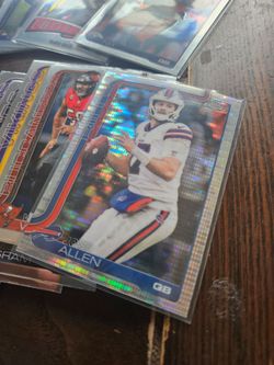 Topps chrome football lot Josh Allen pulser included