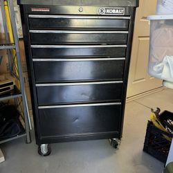 TOOL CABINET CART ON WHEELS (6) Drawers KOBALT