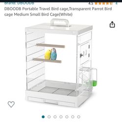 New! Portable Travel Bird Cage