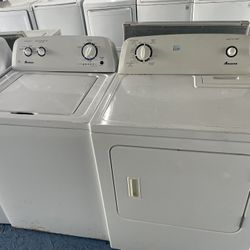 Amana Set Washer And Dryer / 🔌Comes with 2 month warranty 📆LOCATED AT:📍📍 5200 E 10TH AVENUE TAMPA FL 33619PHONE 📲 813~473~0570