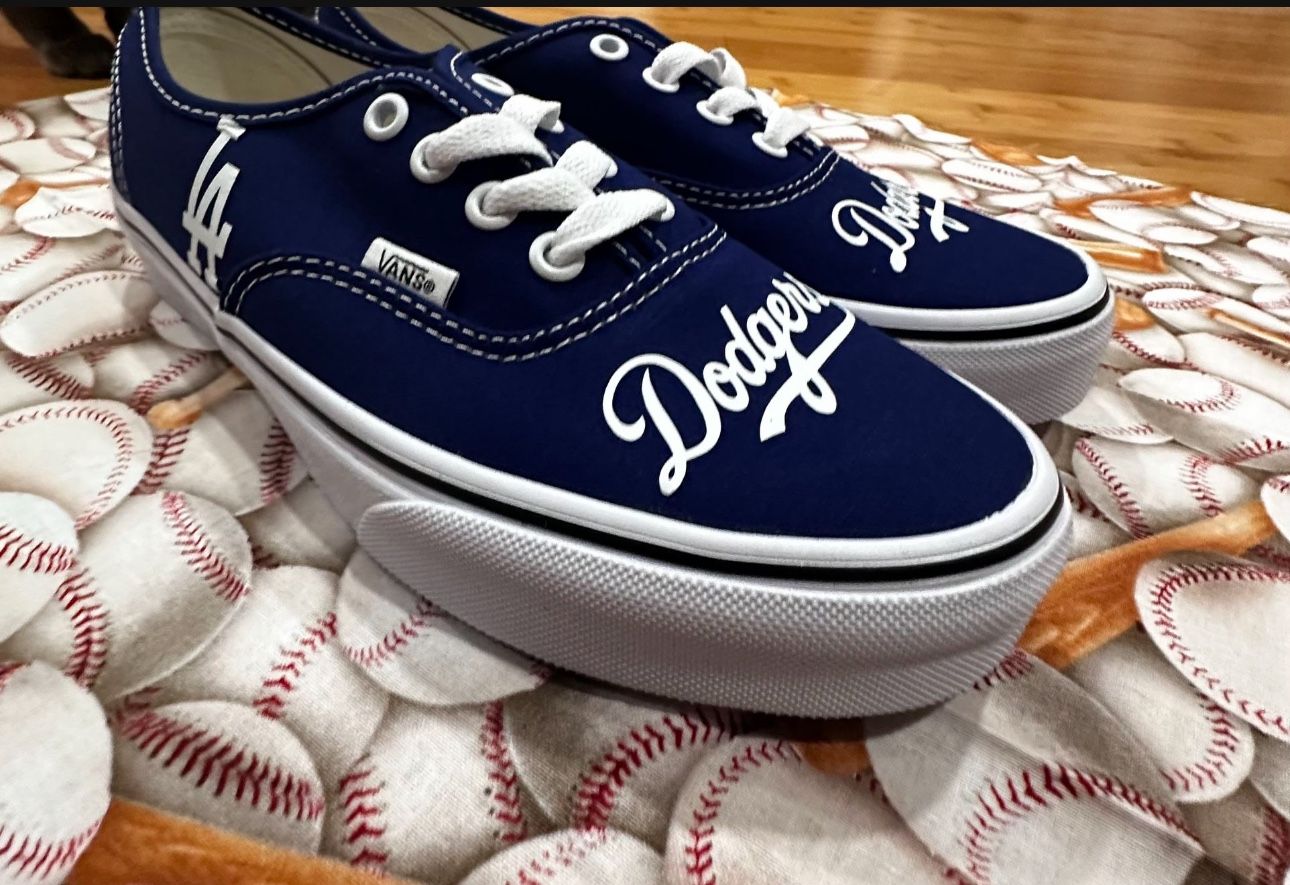 Authentic Vans (New) Dodgers Custom Women