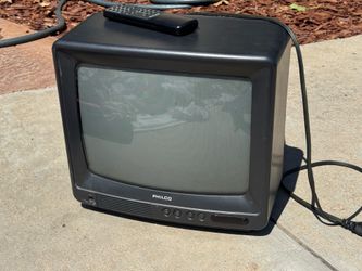 Vintage TV with wall mount
