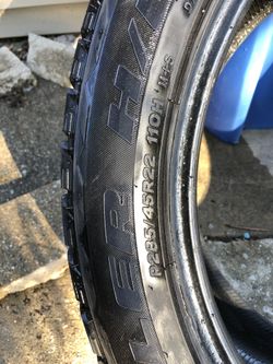 Got a set of four tires P285/45R22 for sale asking for $250 OBO