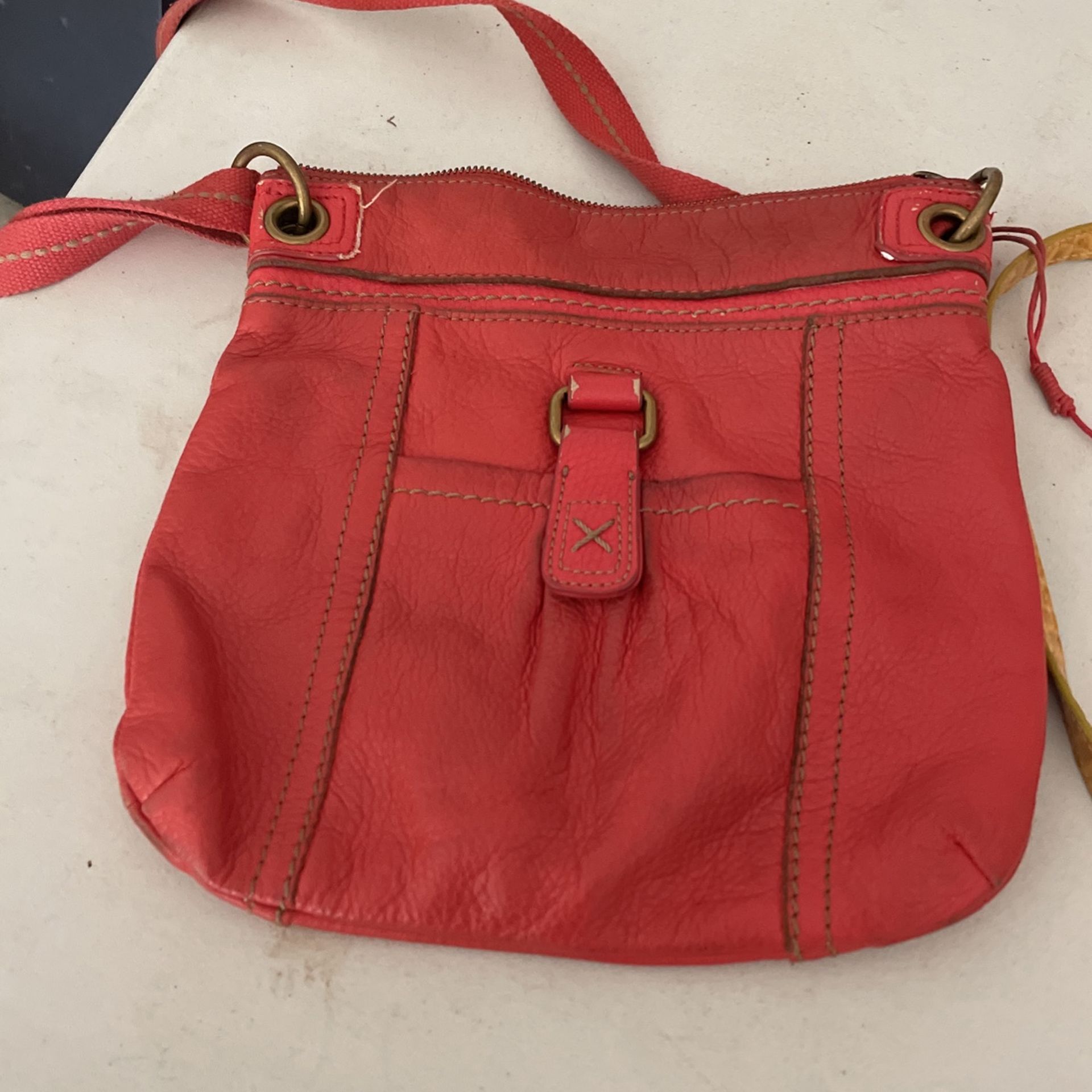 The sack red purse