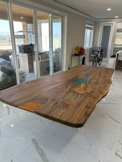 Epoxy Table Dining 