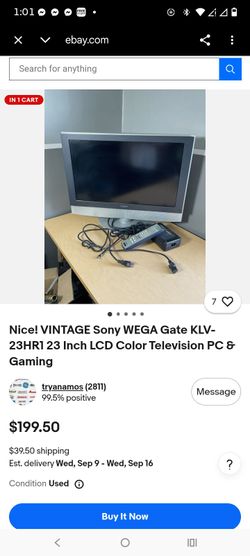 Sony wega tv