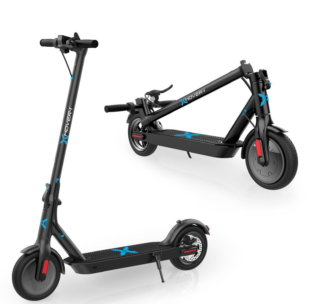 Hover-1 Eagle Foldable Electric Scooter with 300W Motor, 15 mph Max Speed, and 7 Miles Max Range