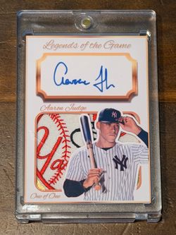 Aaron Judge Legends of the Game Patch, Auto