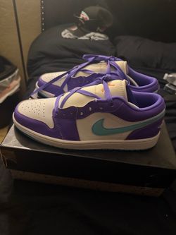 Jordan 1 low se paychic purple hyper jade