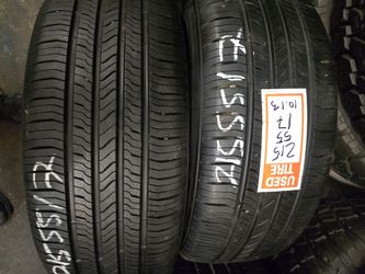 2 Tires 225.55.17 Doublestar 99 % Tread Dot 2025