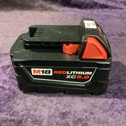 🧰Milwaukee New M18 5.0ah Batteries! $90 Each! Check My Other Tool Listings! Address In Description ⬇️
