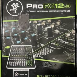 MACKIE ProFX12v3  12 CHANNEL PROFESSIONAL EFFECT S MIXER “NEW”