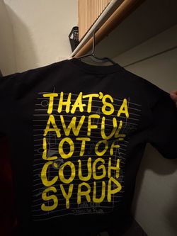 Awful lot of coughsyrup shirt black cat j4s