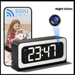 N.I.B 5G APP CONTROLED SECURITY CAMERA ALARM CLOCK