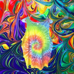 Men's Tye Dye Tank Top 
