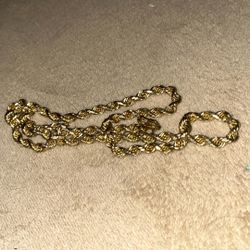 14k Gold Rope Chain 