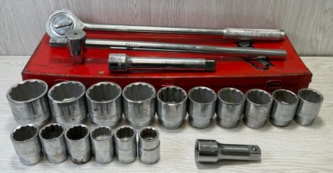 Heavy-Duty Jumbo Socket Set, 3/4" Drive, SAE, 21-Pc. (A1G014437)