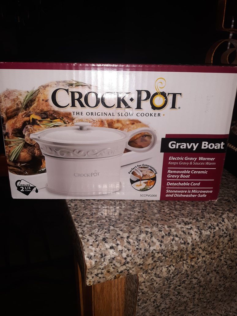 Crock-pot gravy boat