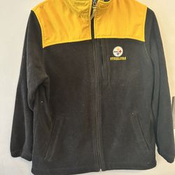 Women’s Pittsburgh Steelers Fleece Full Zip Sz M