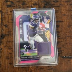 Justin Jefferson Rookie Patch Prizm