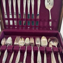 Silver plated flatware