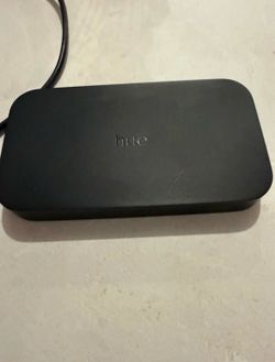 Phillips hue sync box, 65” LED color playbar, and Phillips bridge