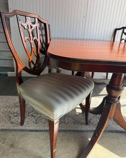 Dining table and chairs