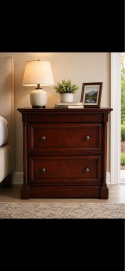 Nightstand w/ Hidden Jewelry Drawer