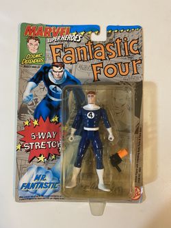 Marvel Superheroes Fantastic Four & Silver Surfer Vintage Action Figures