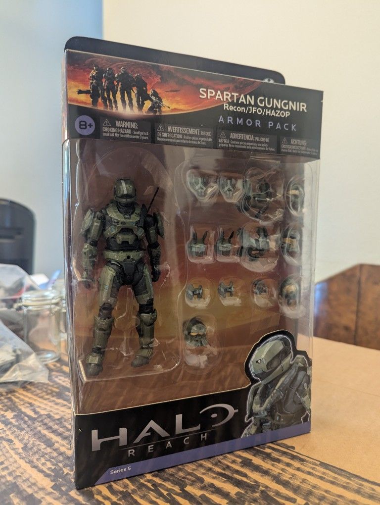 Halo Reach Series 5 Spartan Gungnir Sage Armor Pack