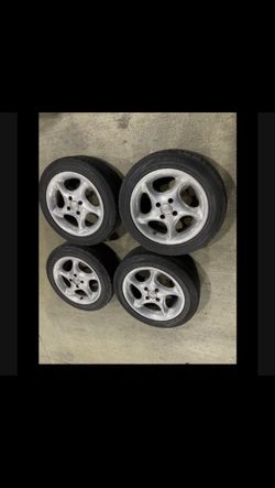 4 —195/55r15 4x100 4x3.94 Acura Integra Civic Fit Corolla Xa Xb Ia Echo Miata Wheels Rims Tires!!