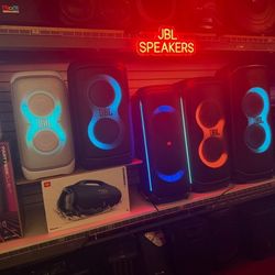 Get Brand New JBL Partybox Speakers At Best Price.  2136283392. Financing Available 