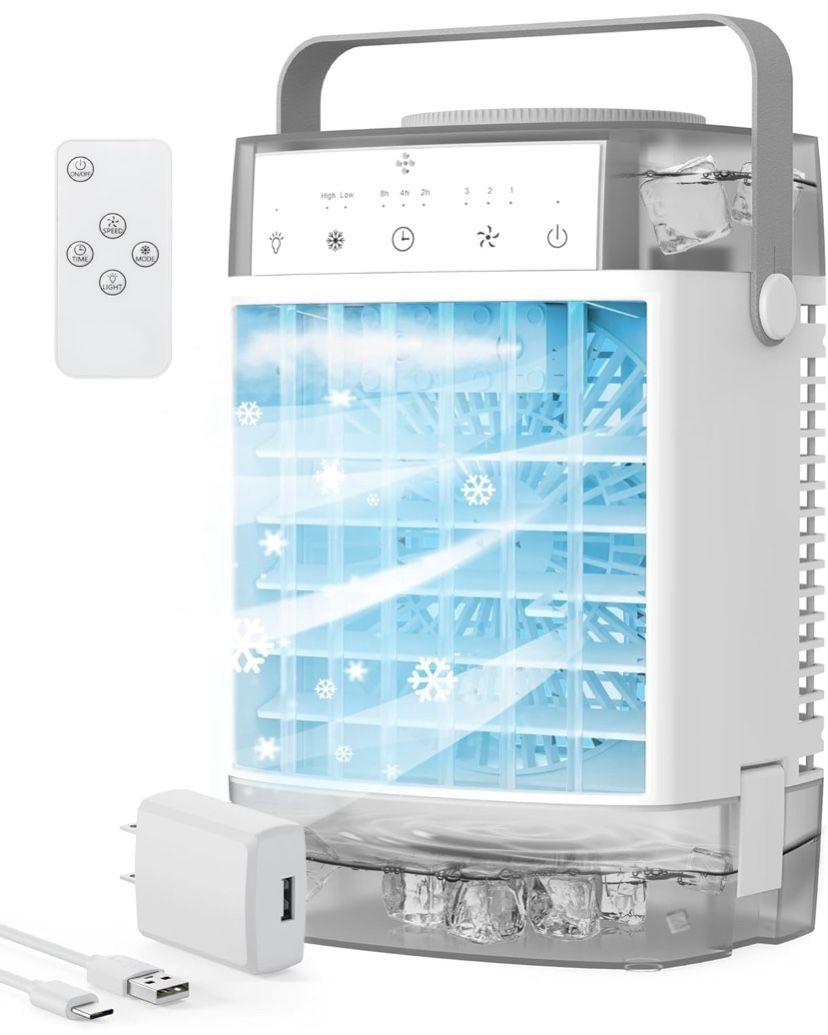 Portable Air Conditioners, Air Cooler with Remote Evaporative Personal