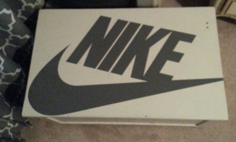 (Decals only) Giant Nike swoosh decal for all my oversized sneaker box makers. DECAL ONLY!!