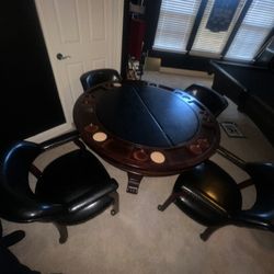 Poker Table W/ Removable Top