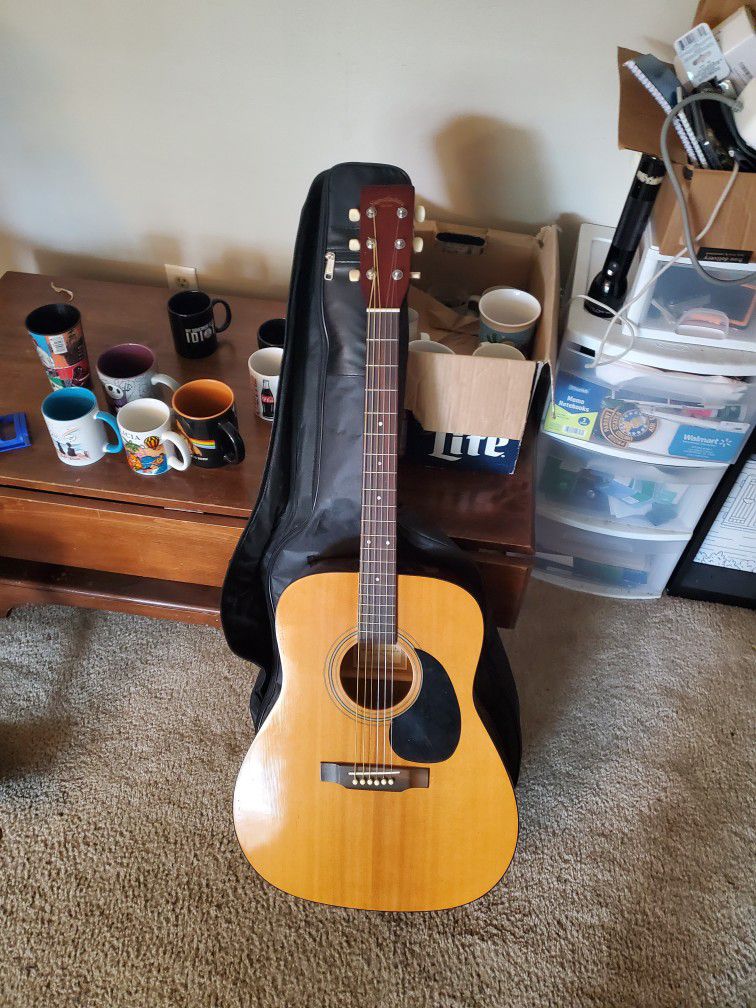 Guitar with case 