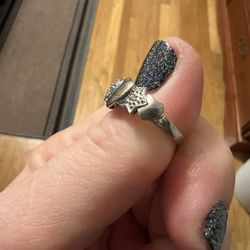 925 Heart Ring Size 7