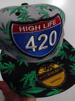 High Life 420 Snap Back Hat
