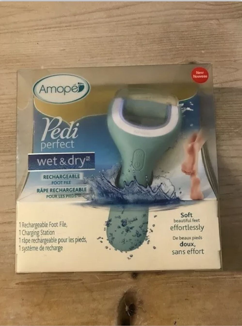 Brand new Amope Wet & Dry Rechargeable Pedi - below retail price