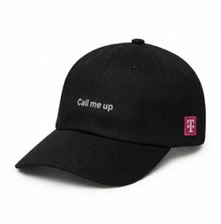 New T-Mobile "Call me up" Black Baseball Hat