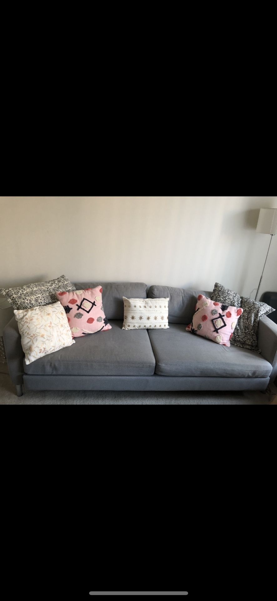 Ikea Karlstad Sofa Bed Light Blue